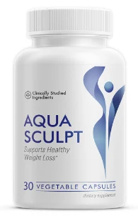 One bottle of AquaSculpt, 30 vegetable capsules